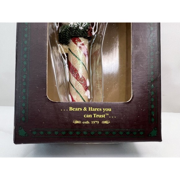 Vtg 2003 Boyds Bears‎ Ornament Bluster Dandycane #257030 Christmas Candy Cane - Picture 2 of 5